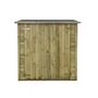Voir la diapositive 3 : Habitat et Jardin Abri jardin bois adossable  Lipki   - 1.79 x 0.9 x 1.78/1.87 m  - 1.61 m² - 12 mm - Avec plancher