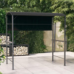 VIDAXL Belvedere avec toit 220x110x200 cm Anthracite