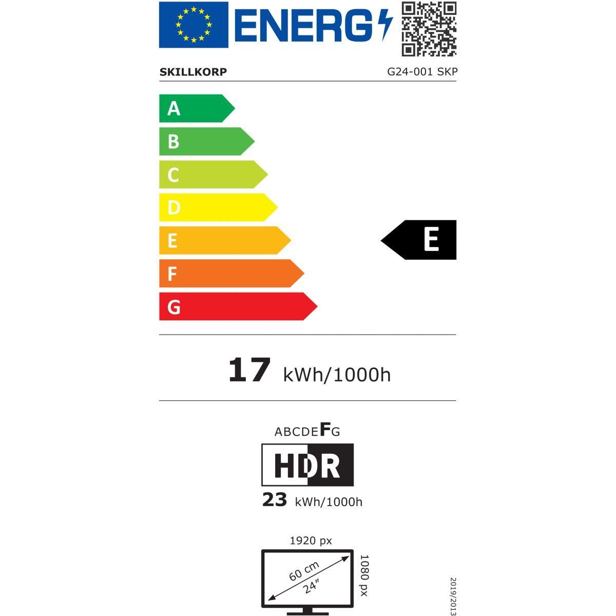 SKILLKORP Ecran PC Gamer G24-001 SKP Plat 24'' VA
