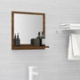 Voir la diapositive 1 : VIDAXL Miroir de bain Chene marron 40x10,5x37 cm Bois d'ingenierie