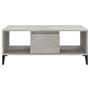 Voir la diapositive 5 : VIDAXL Table basse Gris beton 90x50x36,5 cm Bois d'ingenierie