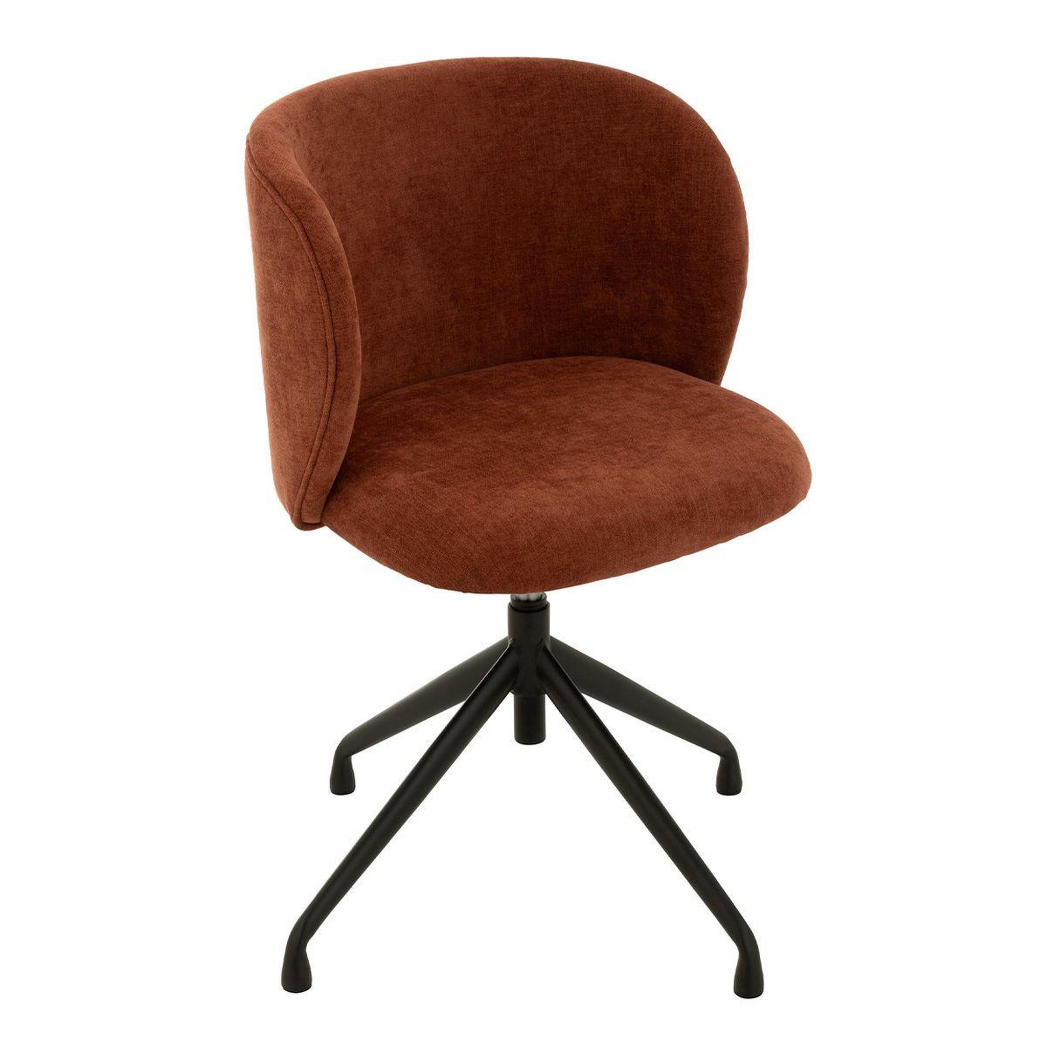 J-LINE Chaise pivotante design  gena  78-83cm bordeaux
