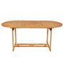 Voir la diapositive 4 : VIDAXL Ensemble a manger de jardin 7 pcs Bois de teck massif