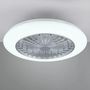Voir la diapositive 4 : Trio Lighting Ventilateur Plafond Lumière LED 30W Ø50cm - Éclairage Dimmable, Télécommande Effet Ciel Etoilé - Trio Lighting