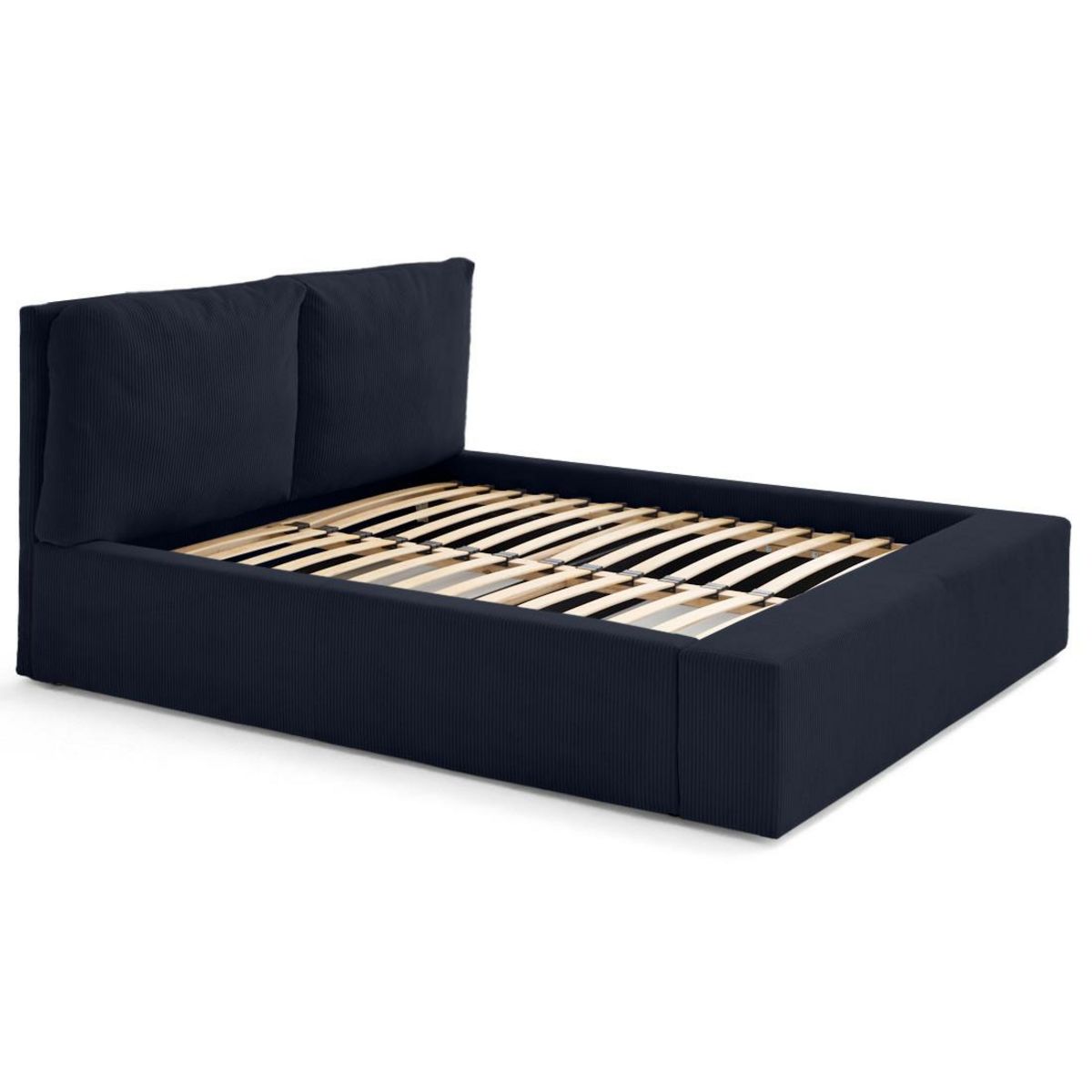 LISA DESIGN Pivoine - lit coffre - 180x200 - en velours côtelé - sommier inclus