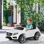Voir la diapositive 2 : HOMCOM Voiture véhicule électrique enfant 6 V 7 Km/h max. télécommande effets sonores + lumineux Mercedes GLA AMG blanc