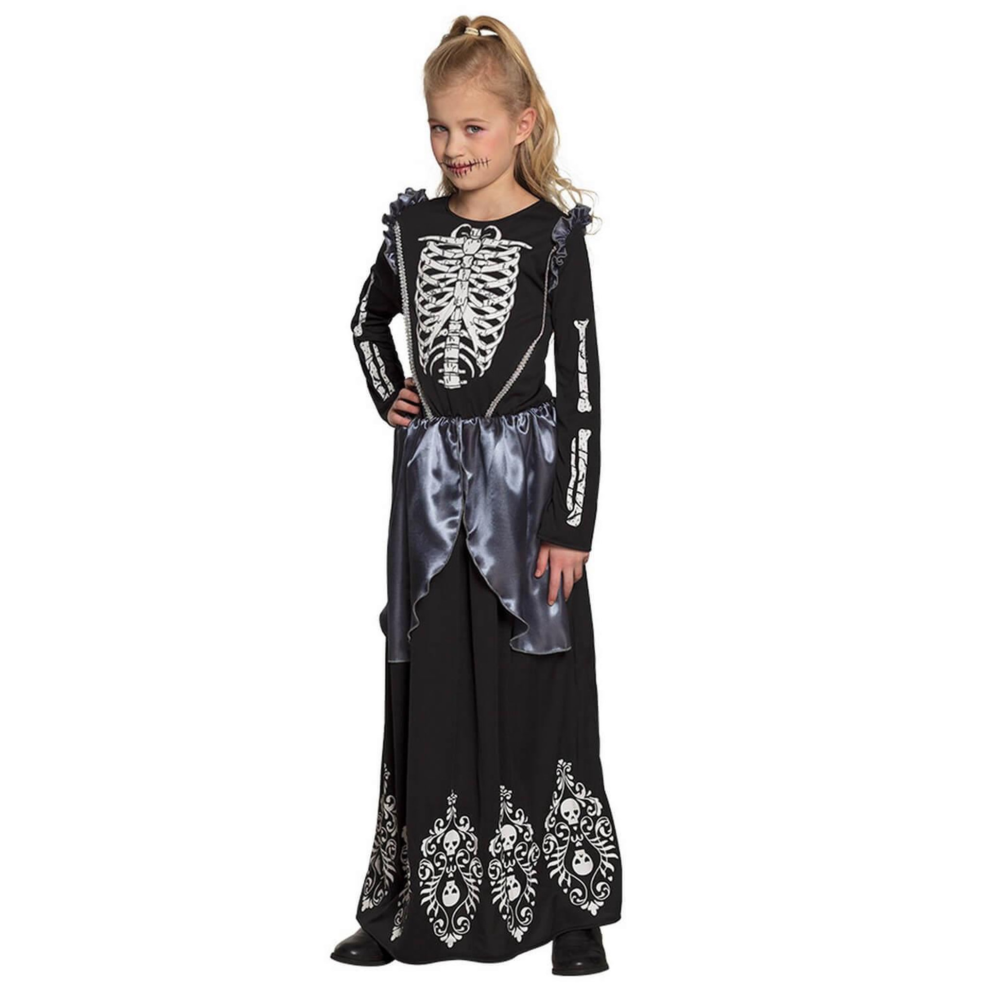 Boland Déguisement reine squelette - Fille - 7/9 ans (122 à 134 cm)