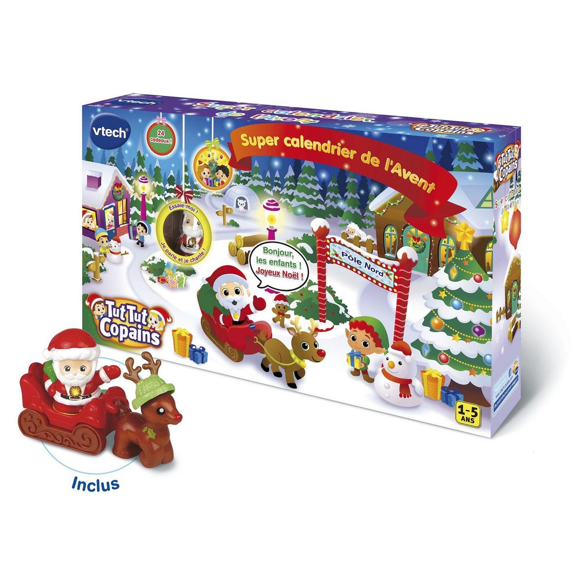 VTECH Super calendrier du Père Noël - Tut Tut Copain  