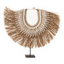 Voir la diapositive 1 : Paris Prix Collier Déco en Bois  Dora  40cm Naturel & Blanc