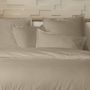 Voir la diapositive 3 : Home collection Parure de couette 100%percale de coton 80 fils/cm2-uni lin