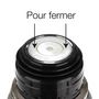Voir la diapositive 3 : Paris Prix Bouteille Isotherme Inox  Cup  0,5L Rouge