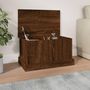 Voir la diapositive 1 : VIDAXL Boîte de rangement chene marron 50x30x28 cm bois d'ingenierie