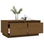 Voir la diapositive 5 : VIDAXL Table basse Marron miel 80x50x35 cm Bois massif de pin