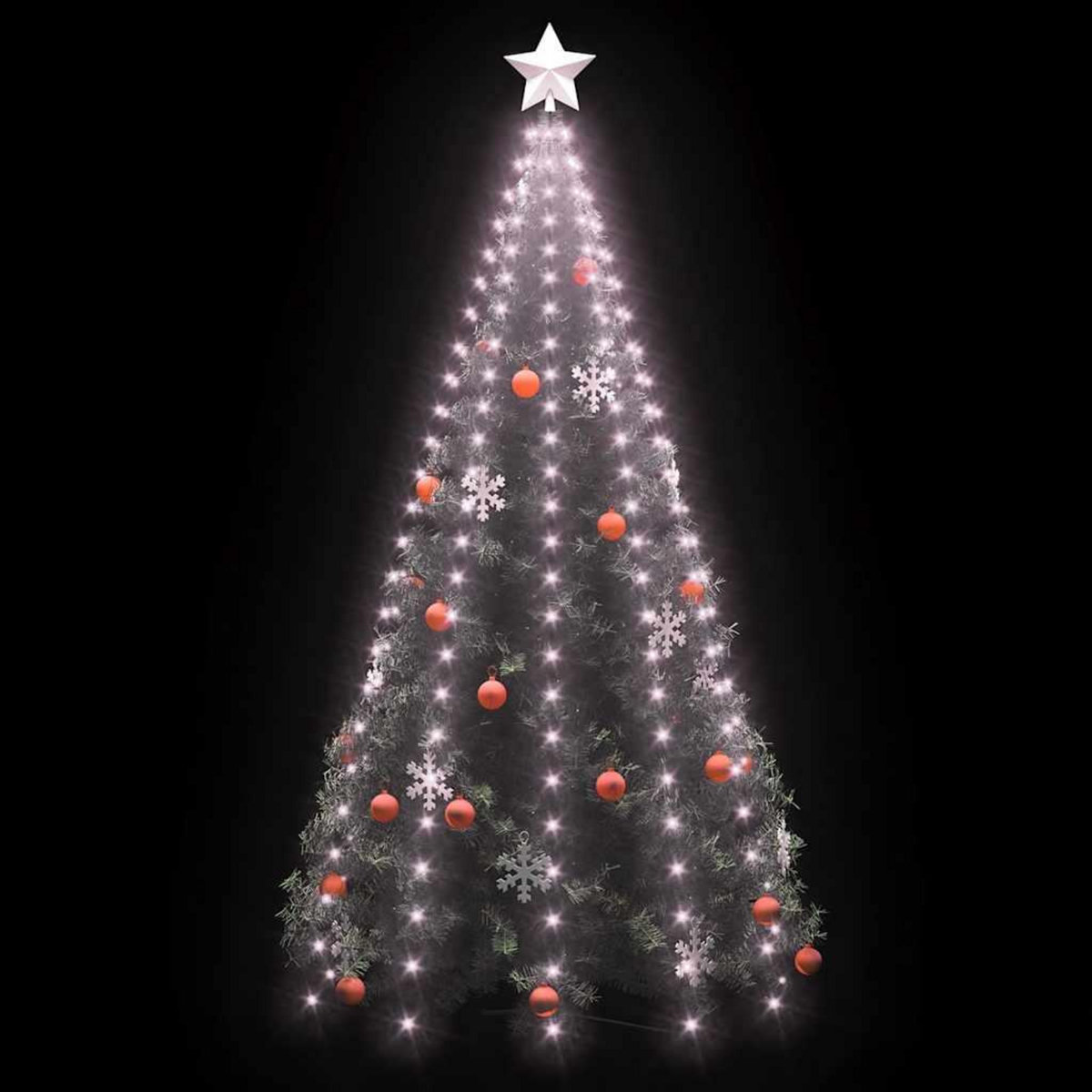VIDAXL Guirlande lumineuse filet d'arbre de Noël 250 LED 250 cm