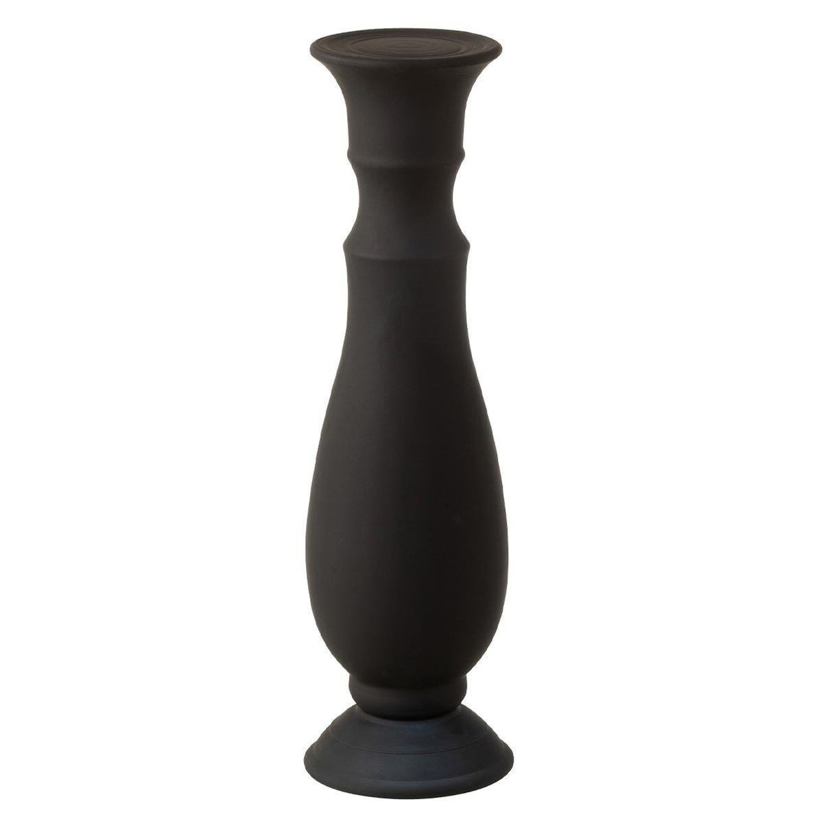 Paris Prix Chandelier Design en Verre  Gentle  40cm Noir Mat