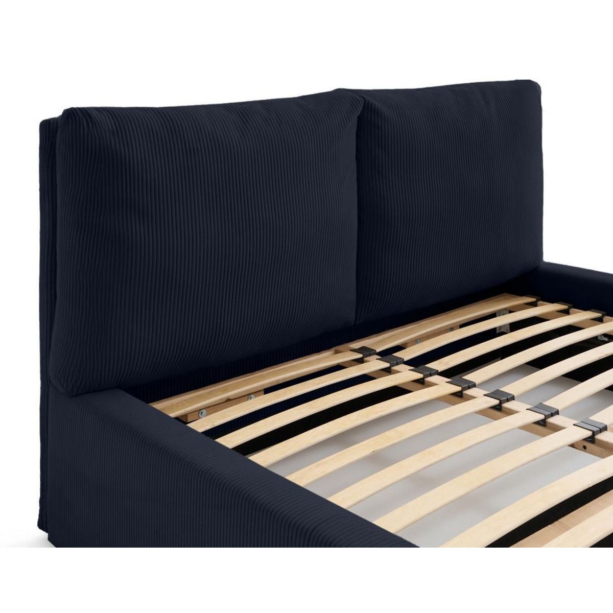 LISA DESIGN Pivoine - lit coffre - 180x200 - en velours côtelé - sommier inclus