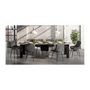 Voir la diapositive 2 : DIAGONE Table console extensible - DIAGONE - EXIT - Chene clair / Noir - Jusqu'a 14 couverts - 160/295 x 80 x 77 cm