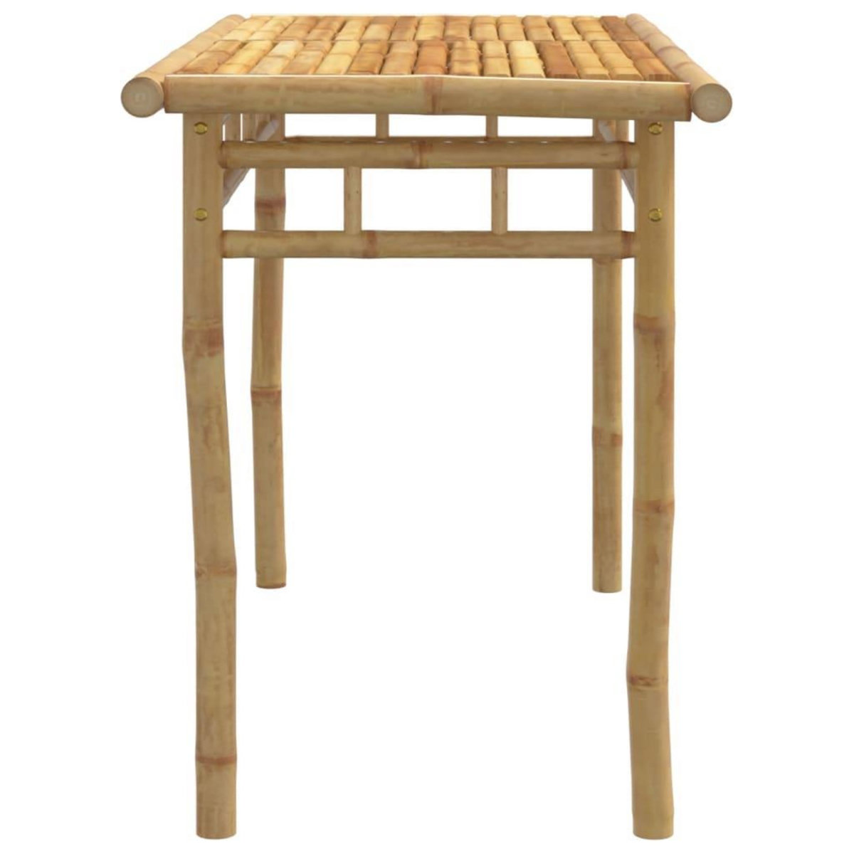 VIDAXL Table a manger de jardin 110x55x75 cm bambou
