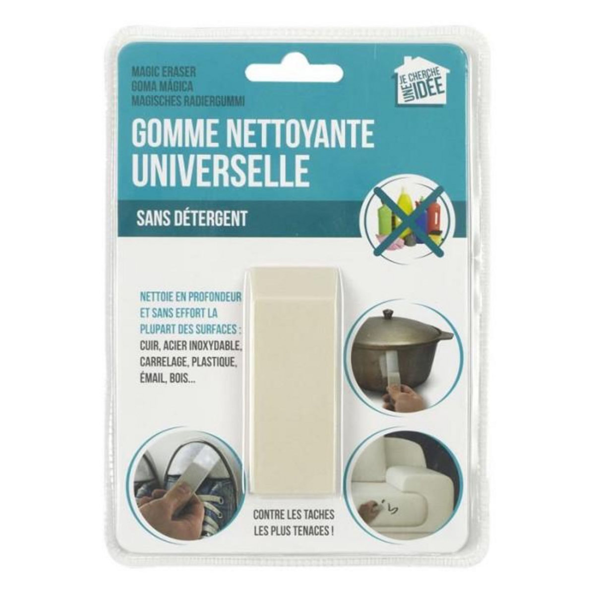 Paris Prix Gomme Magique  Anti Rayures  7cm Blanc