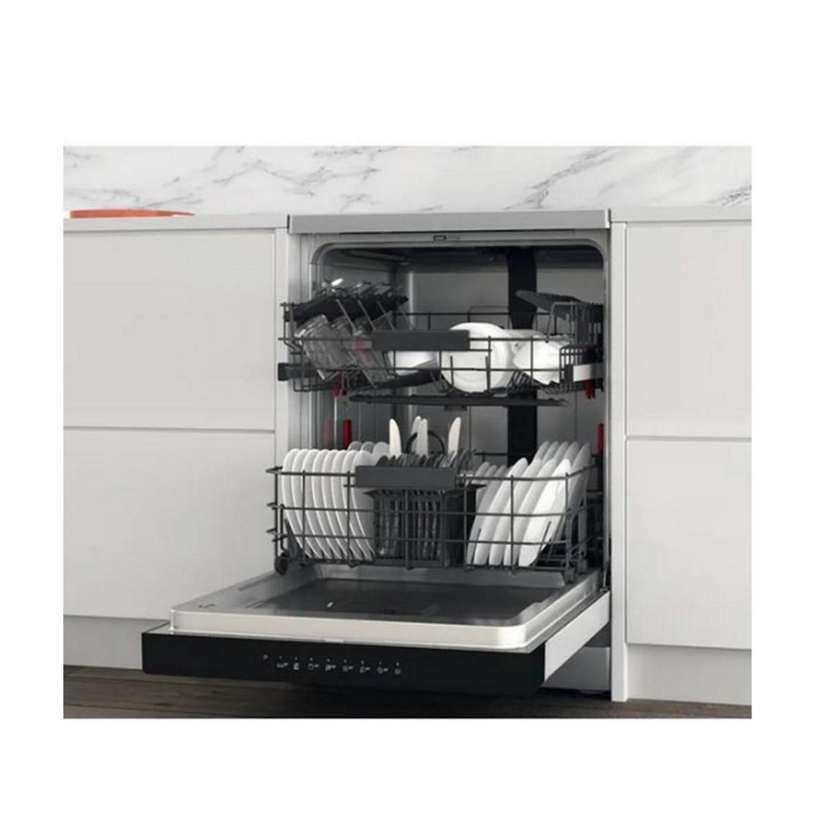 Whirlpool Lave-vaisselle 60cm 14 couverts 44db inox - WFC3C34PX