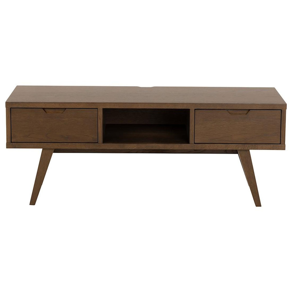 LISA DESIGN Pauline - meuble tv - chêne foncé - 2 tiroirs - 150 cm