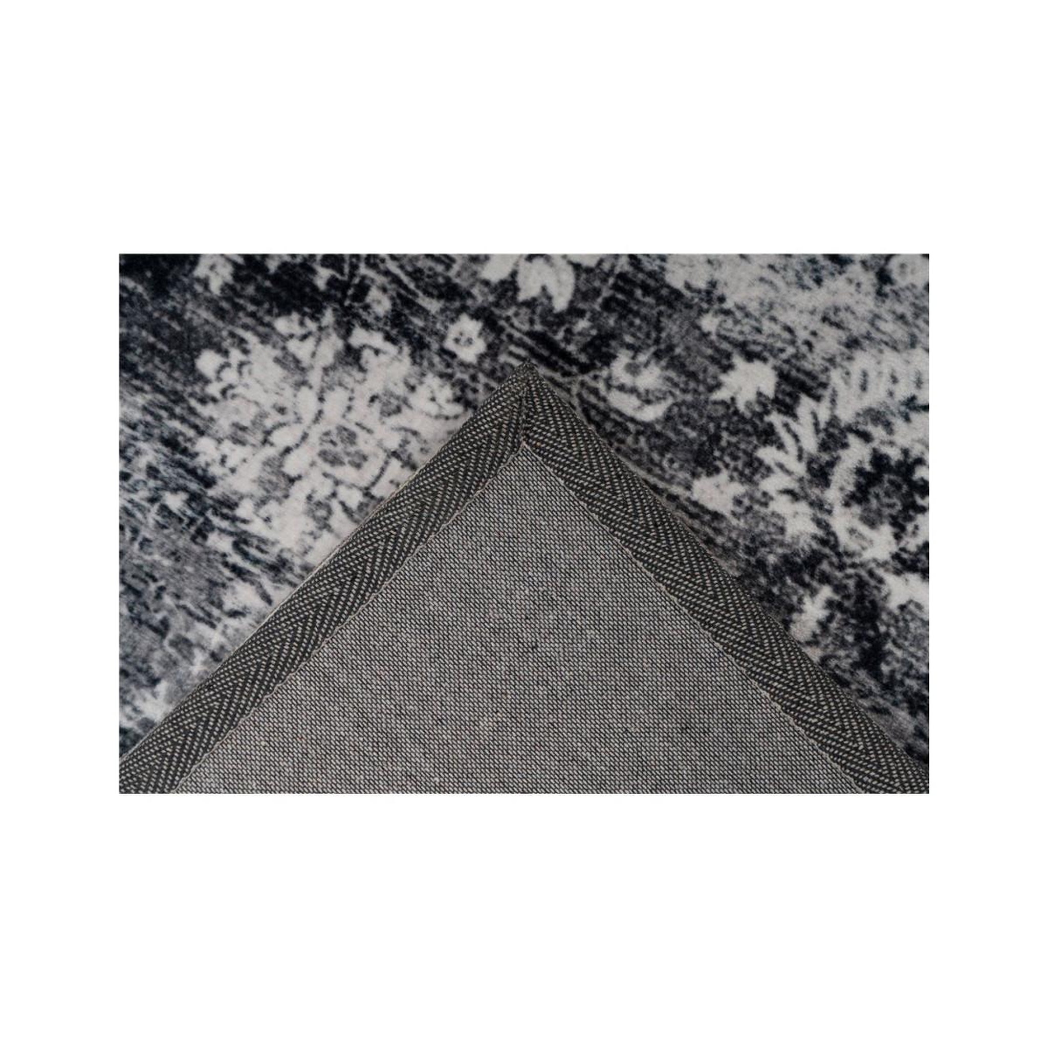 Voir la diapositive 4 : Paris Prix Tapis tissé vintage à poils plats  saphira  gris
