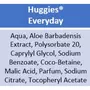 HUGGIES Everyday Lingettes Nettoyantes - Parfum Concombre X 56