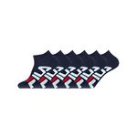 FILA Lot de 6 Paires de Chaussettes socquettes homme 9199. Coloris disponibles : Bleu