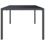 Voir la diapositive 4 : VIDAXL Table de jardin anthracite 200x100x72 cm acier