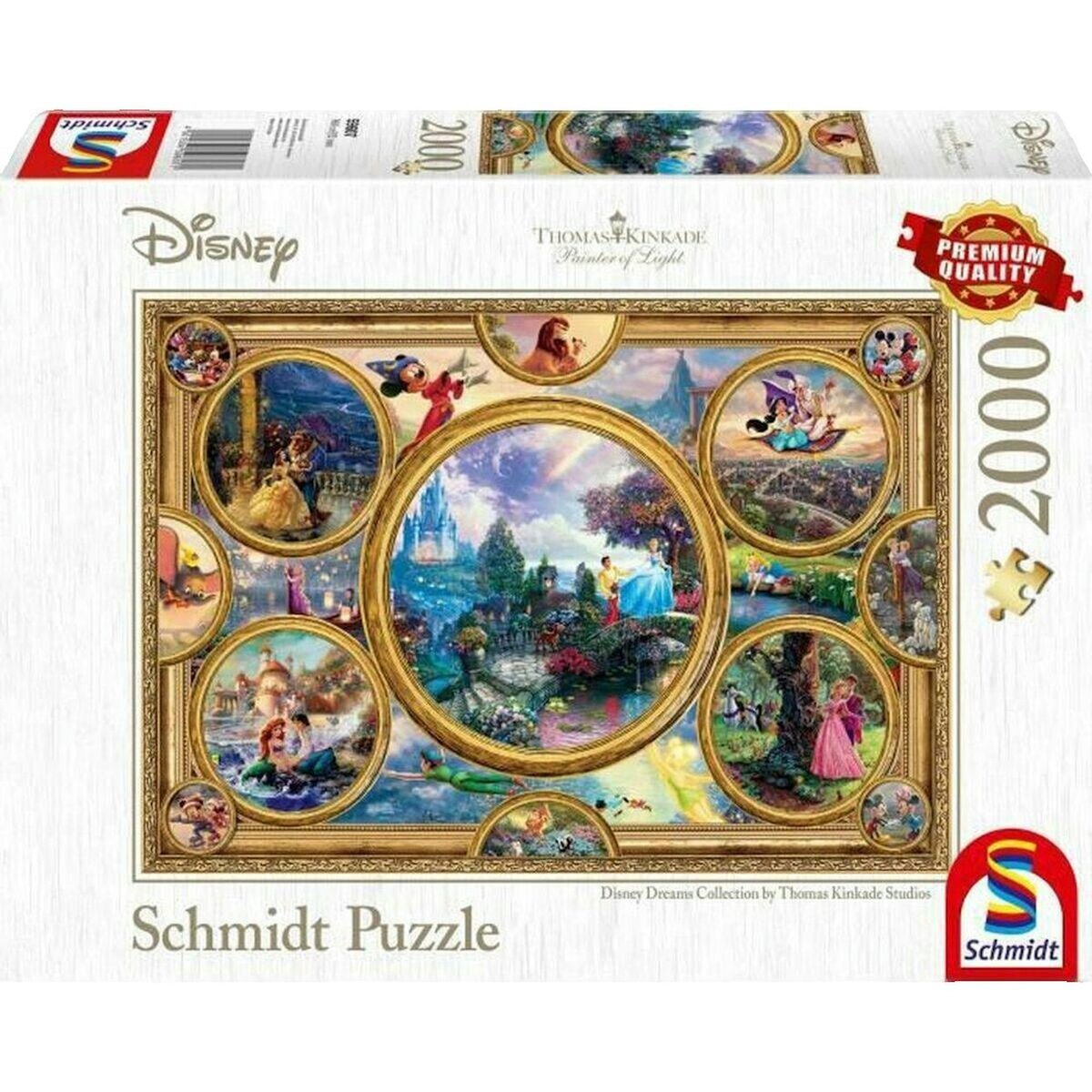 Schmidt Spiele Puzzle Schmidt-Spiele Disney Dreams 2000 pièces