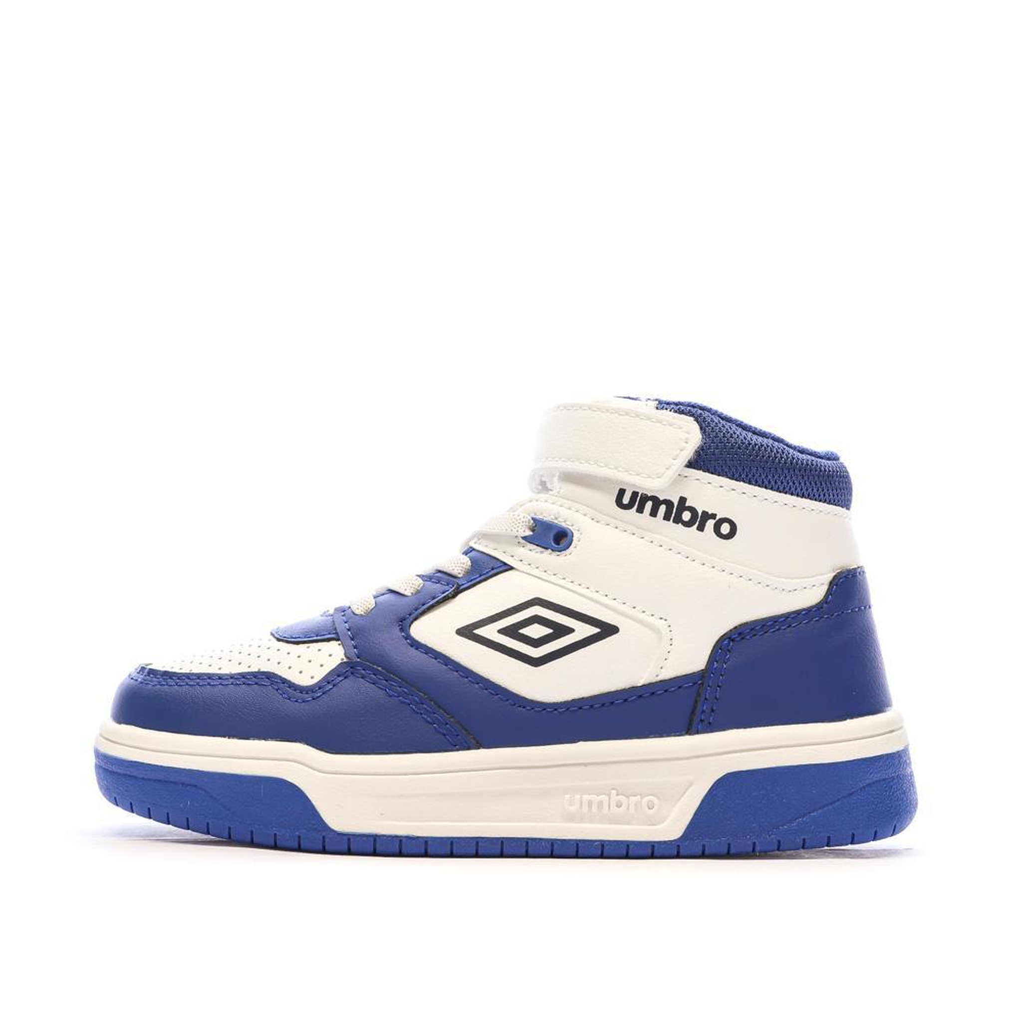 Voir la diapositive 1 : UMBRO Baskets Bleues/Blanches Garçon Rouge Umbro Olly Vlc