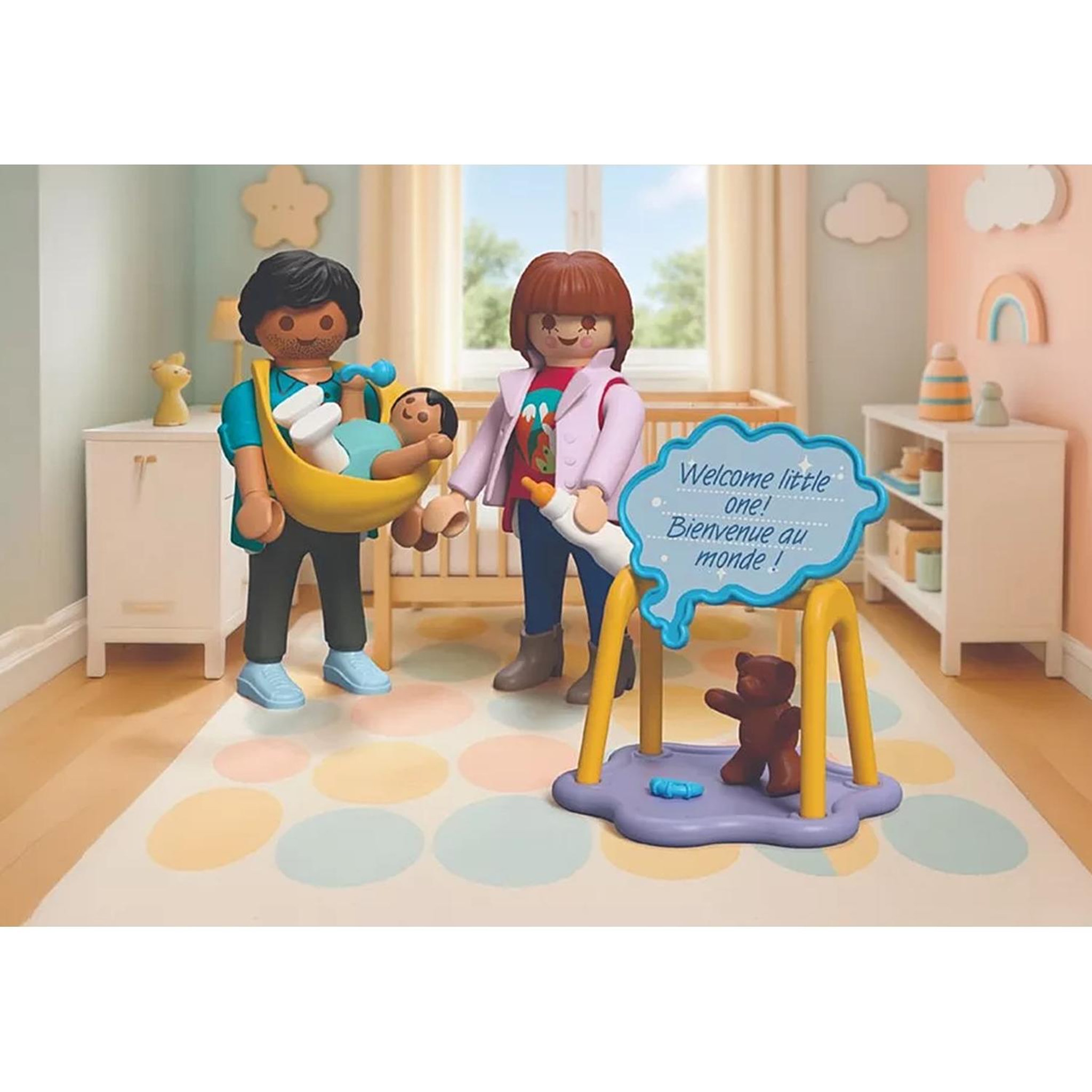 Voir la diapositive 4 : PLAYMOBIL Félicitations - naissance