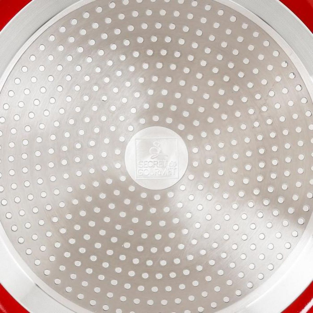 FIVE Faitout en Aluminium  Essentielle  28cm Rouge