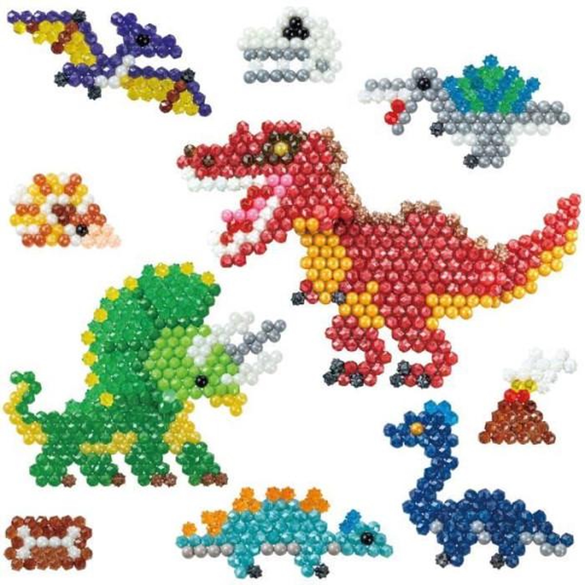 Voir la diapositive 5 : Aquabeads Aquabeads - la terre des dinosaures - perles créatives pour enfants