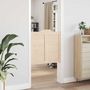 Voir la diapositive 3 : VIDAXL Portes battantes a persiennes 2paire 80 x 80 cm bois massif Pin