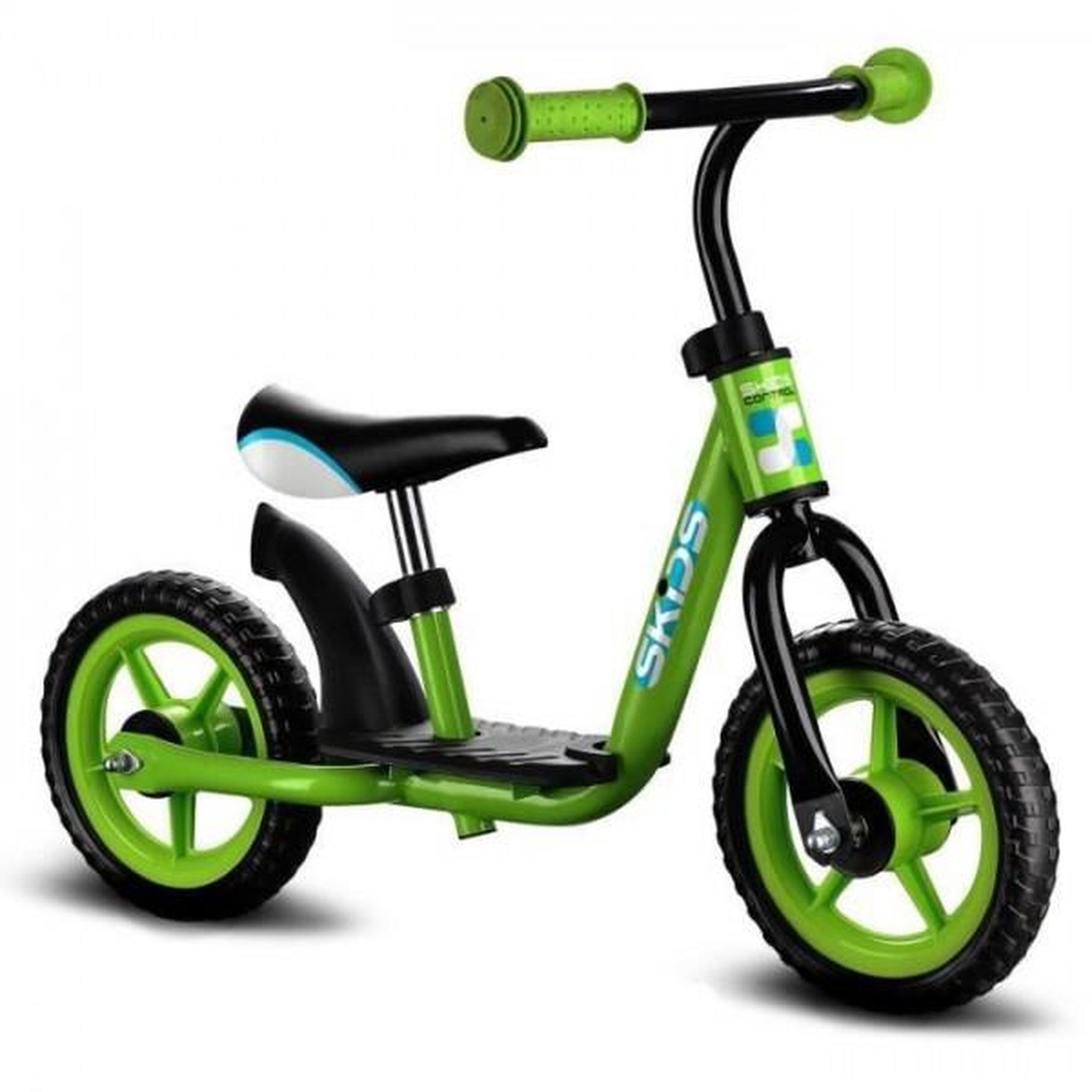 MARKET24 Draisienne Velo  avec repose-pieds - Vert - SKIDS CONTROL
