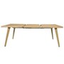 Voir la diapositive 6 : Paris Prix Table à Manger Extensible  Calypso  210cm Naturel