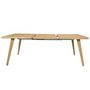 Voir la diapositive 6 : Paris Prix Table à Manger Extensible  Calypso  210cm Naturel