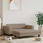 Voir la diapositive 1 : VIDAXL Lit pour chien avec extension cappuccino 100x50x30cm similicuir