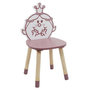 Voir la diapositive 1 : Paris Prix Chaise Enfant  Madame Princesse  57cm Rose