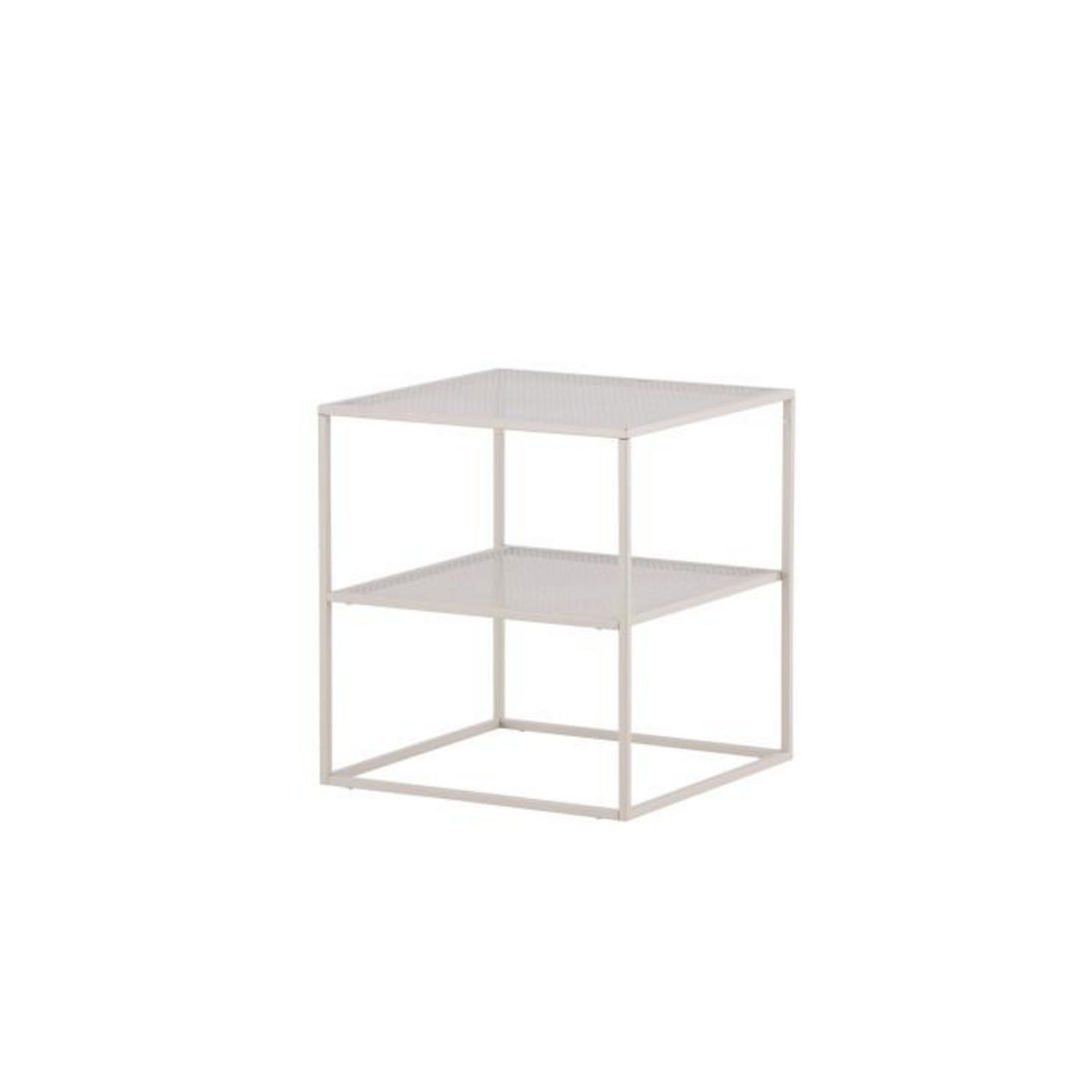 Paris Prix Table d'Appoint Avec Étagère  Netz  60cm Beige