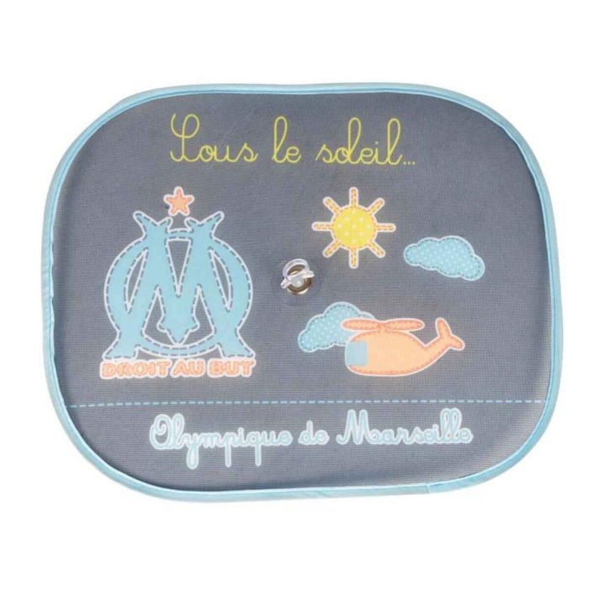 Paris Prix Lot de 2 Pare-Soleils  Olympique de Marseille  44cm Bleu