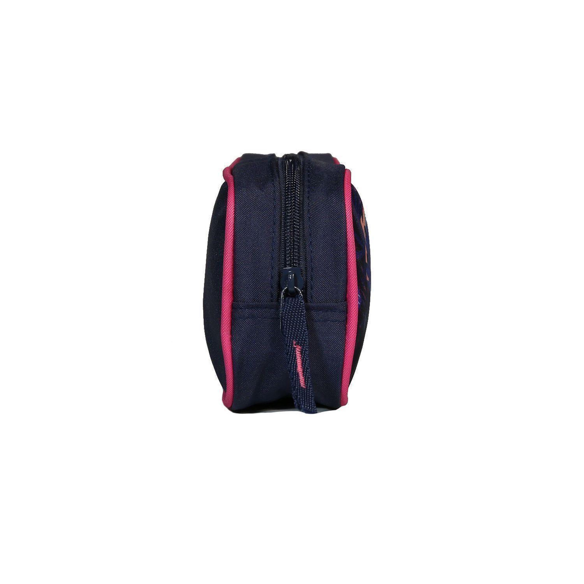 Voir la diapositive 5 : Bagtrotter Trousse scolaire rectangulaire Offshore Hibiscus Bleue marine Bagtrotter