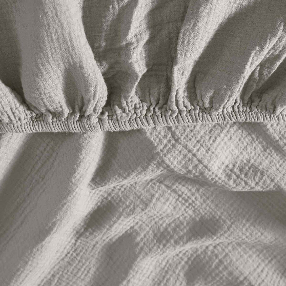 Sensei Maison Drap housse en gaze de coton bonnet 30 cm LOFT