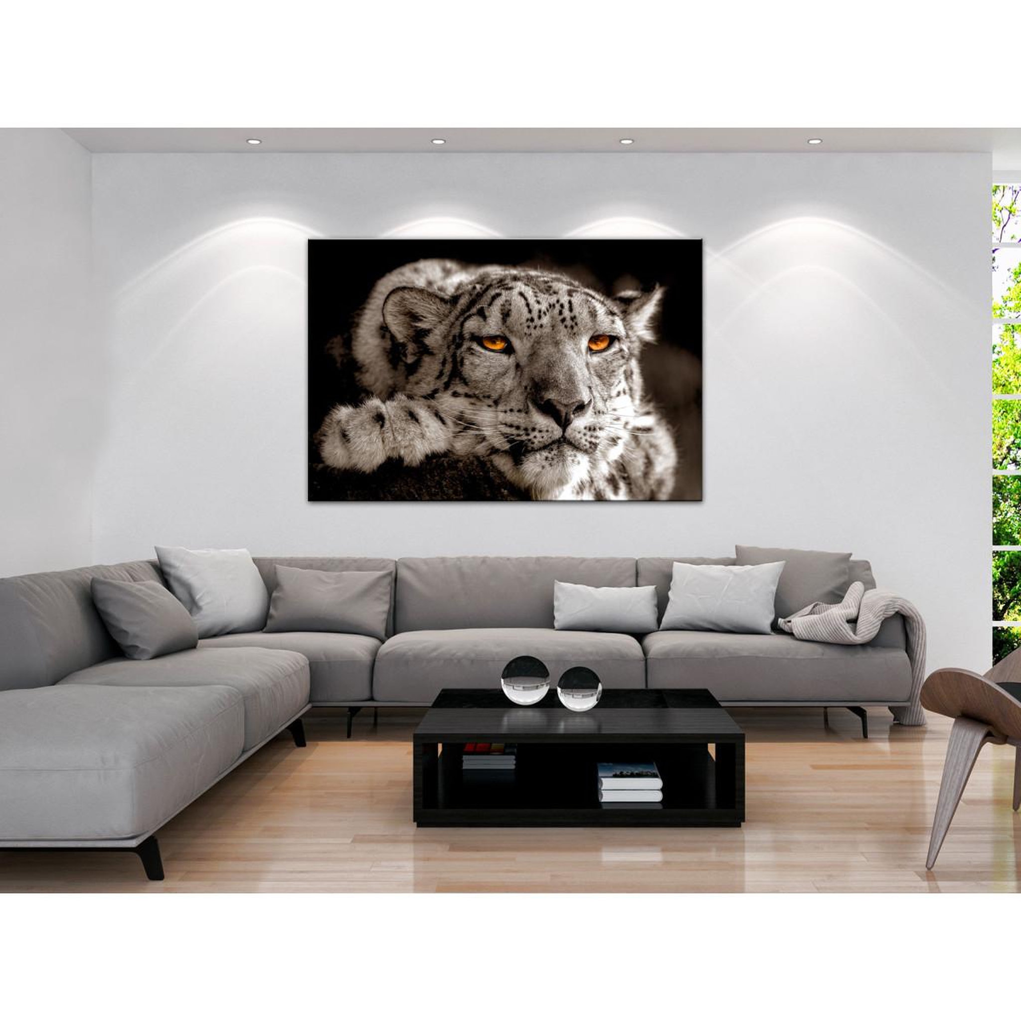Voir la diapositive 2 : Paris Prix Tableau imprimé  magic eyes wide