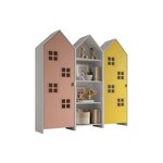 Vipack Combinaison D'armoires 3 Pièces Casami Bruges rose jaune