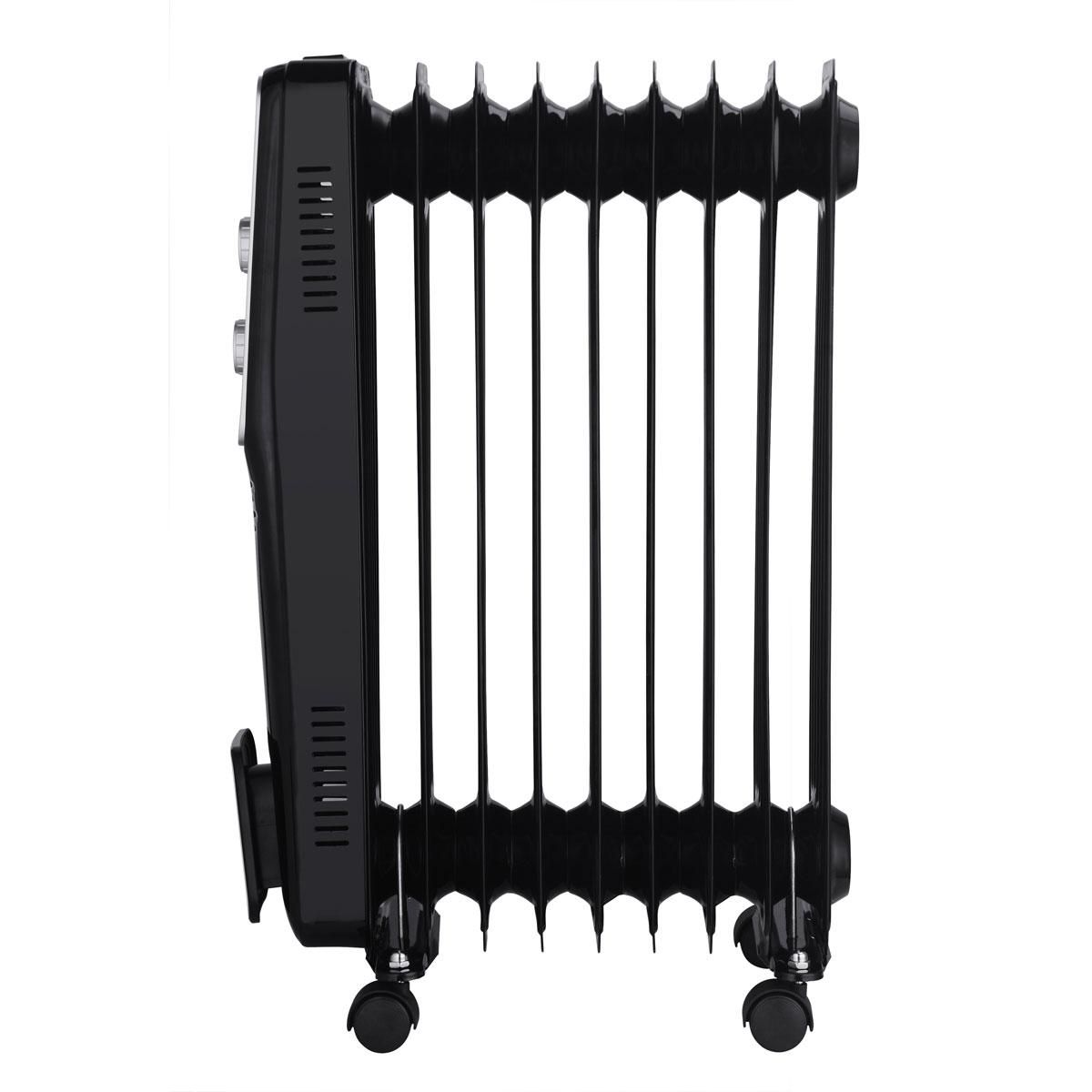 Daewoo Radiateur à bain d'huile 2000w noir - DOH-499M.BLACK