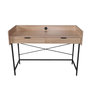 Voir la diapositive 1 : Bureau droit 2 tiroirs L123cm PLYMOUTH