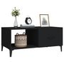 Voir la diapositive 5 : VIDAXL Table basse noir 90x50x40 cm bois d'ingenierie