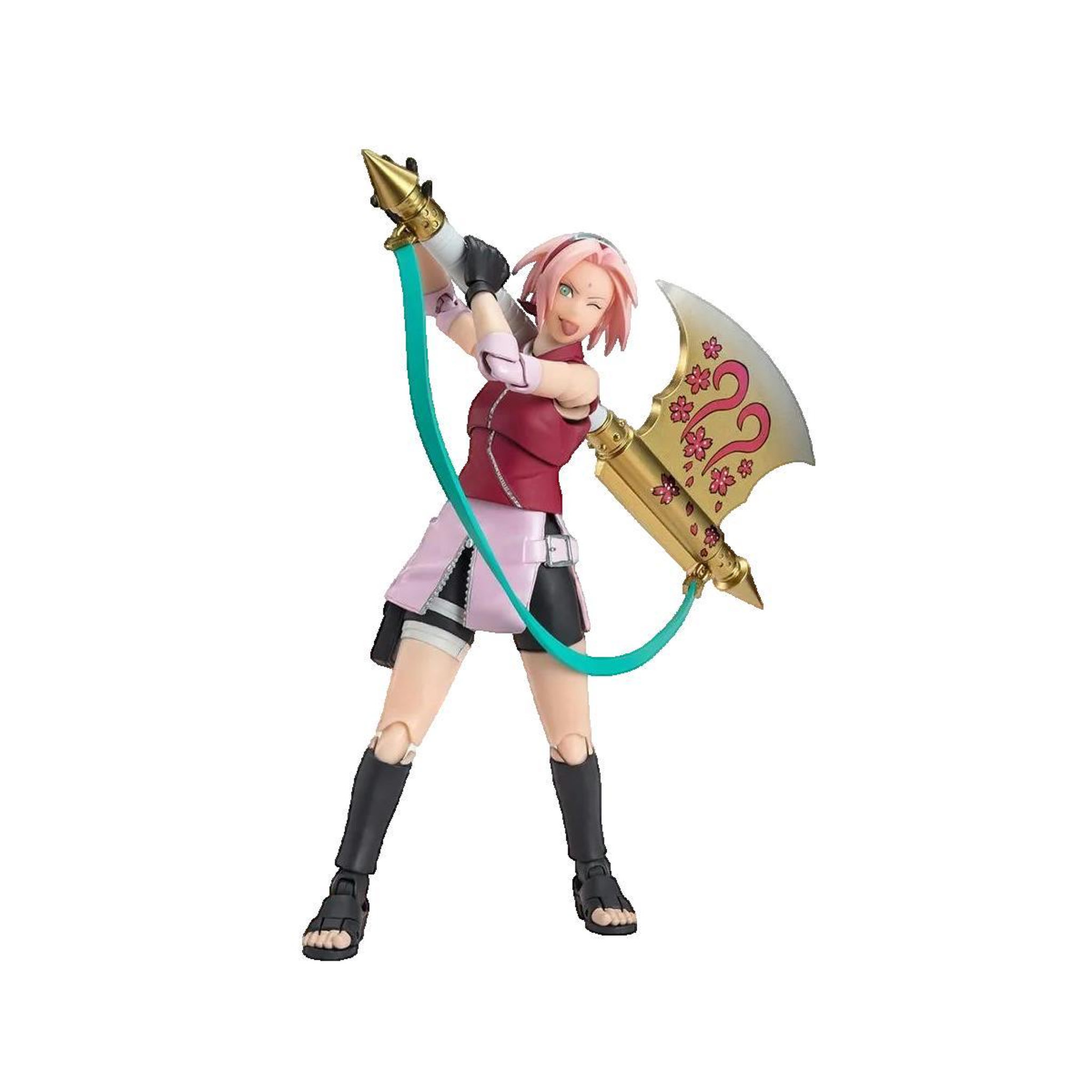 Voir la diapositive 2 : MARCMARCS Figurine d'action Tamashii Sakura Haruno S.H. Figuarts